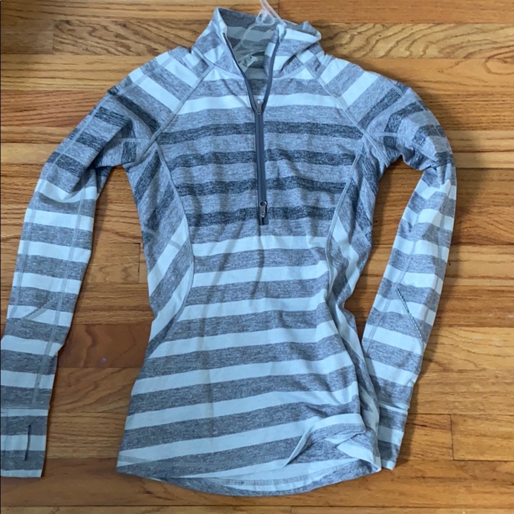 Lulu lemon grey quarter zip
